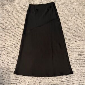 Commense Classic Black A-Line Skirt